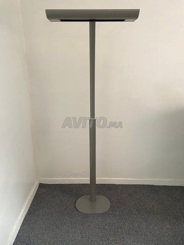 Lampadaire Radian double lampe sur pied
