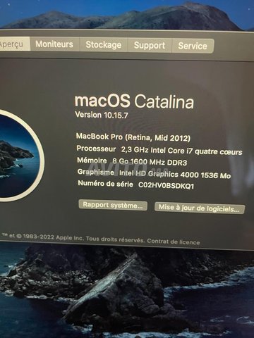 mac pro 2012/core i7 ecran retina en bonne etat - 3