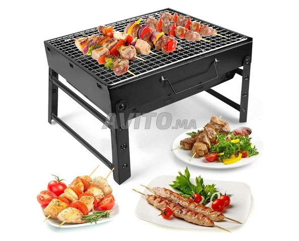 Barbecue Grill Portable Pliant Charbon شواية 