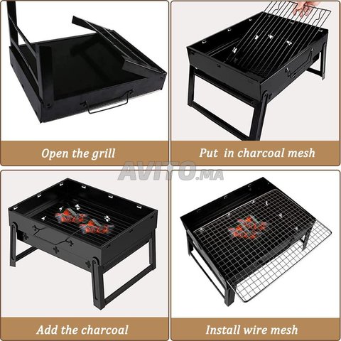 Barbecue au charbon Portable & Mini شواية محمولة - 4