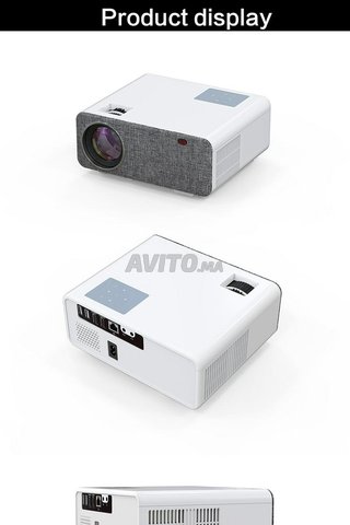 SD500 WIFI Android 9.0 Projecteur HD 3000 Lumens - 5