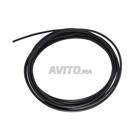 Cable fibre optique led Jacket Noir 1mm 1 Mètre - 4
