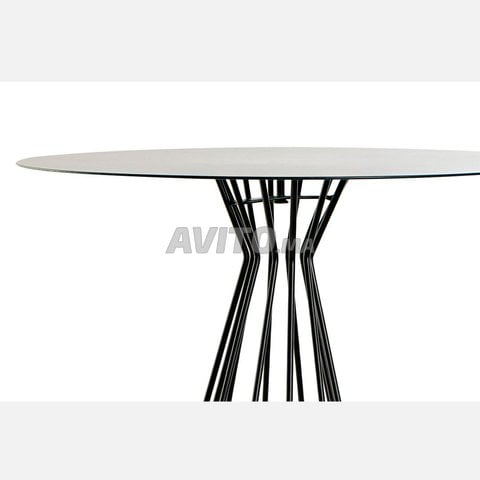 SET de 2 tables auxiliaire métal 33x33x44 cm - 3