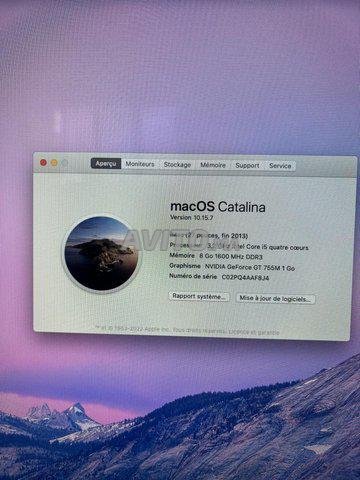 iMac 27 pouces fin 2013 i5 8go ram 1to - 5