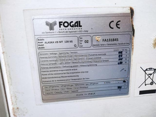 Vitrines Réfrigérée FOGAL Occasion sans groupe
