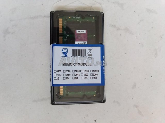 RAM DDR2 1X2GB 800MHZ POUR PC PORTABLE - 1