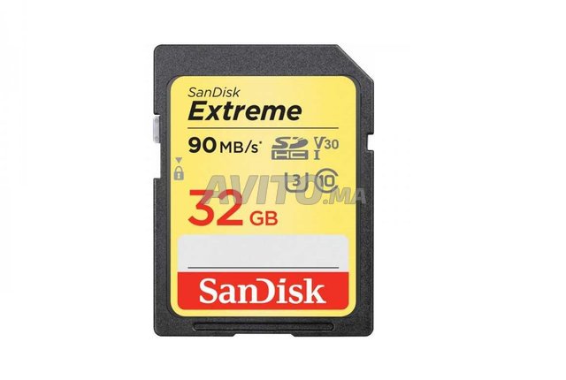 Sandisk Carte Memoire Extreme 32Gb SDHC 90Mo/s V30 - 2