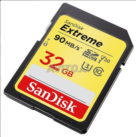 Sandisk Carte Memoire Extreme 32Gb SDHC 90Mo/s V30 - 3