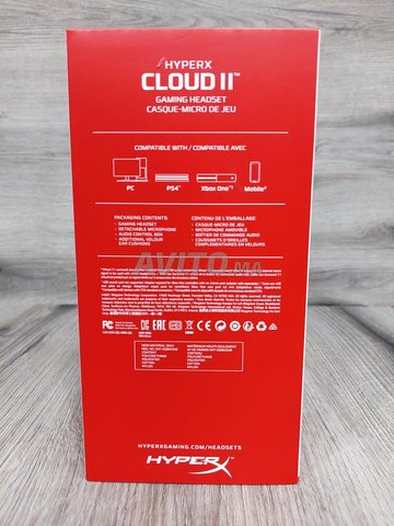 HyperX Cloud II rouge & noire - Casque Gaming - 5