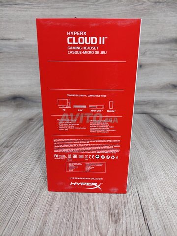 HyperX Cloud II rouge & noire - Casque Gaming - 3