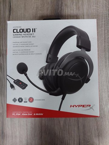 HyperX Cloud II rouge & noire - Casque Gaming - 6