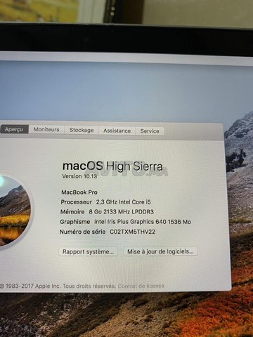 Macbook Pro 2017 i5 13 pouce. - 3