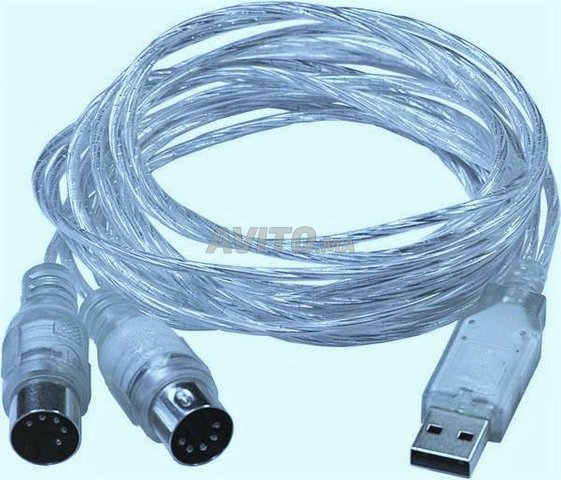 Câble de liaison MIDI-USB  - 1