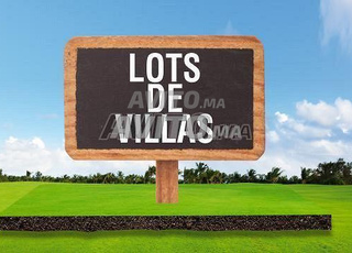 LOTS DE VILLAS DE 336 A 639 M² A SALA AL JADIDA
