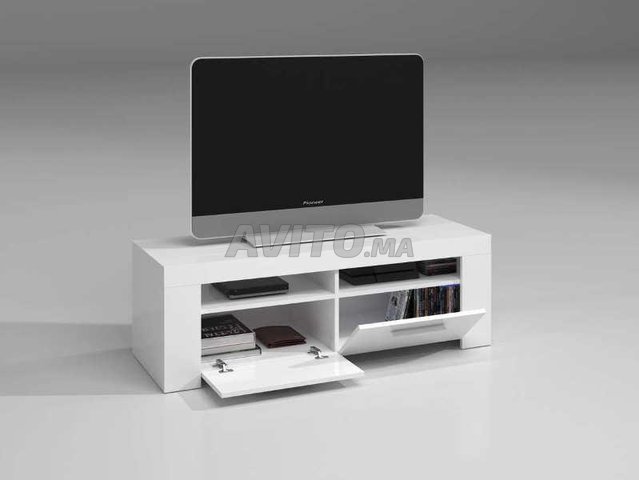 AMBIT meuble tv ( Blanc ) 120 cm - 1