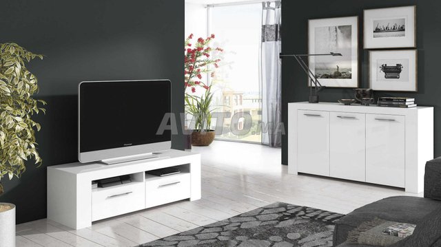 AMBIT meuble tv ( Blanc ) 120 cm - 3