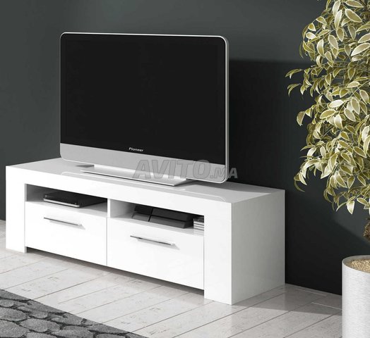 AMBIT meuble tv ( Blanc ) 120 cm - 5