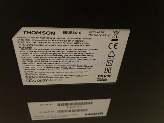 TV THOMSON 65 Ultra HD 4k 165Cm - 3