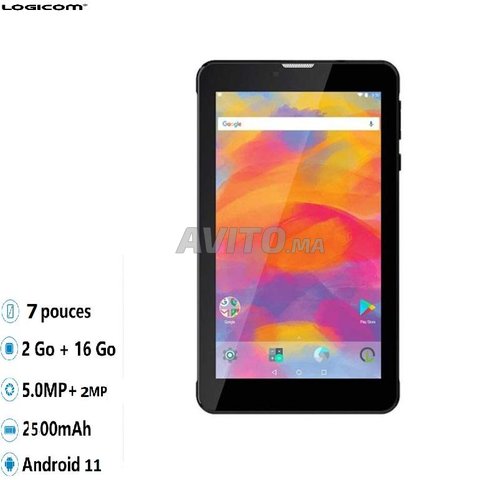 Logicom tablette 16GB Ram 2go 7pouce 3G Wifi 5mpx - 3