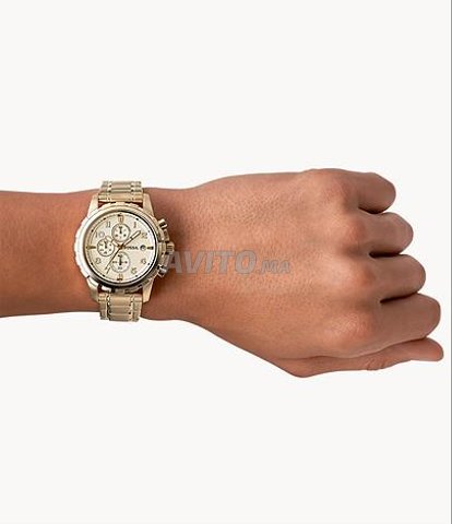 FOSSIL Men's Chronograph Dean Gold-tone WATCH - 5