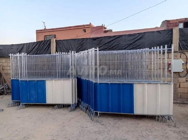 clôture chantier -palissade semi opaque