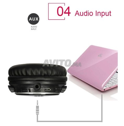 Nia Casque Bluetooth Q1 Radio FM/Micro SD - 4
