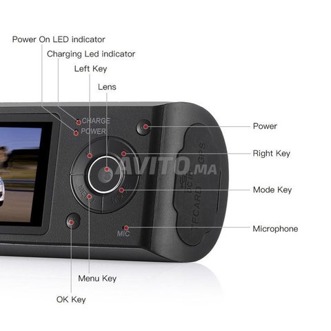 Dashcam Caméra de tableau de bord R300 DVR voiture - 2
