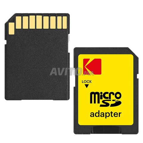 Kodak Carte mémoire Micro SD 16 GB avec adaptateur - 4