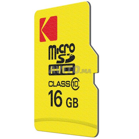 Kodak Carte mémoire Micro SD 16 GB avec adaptateur - 2
