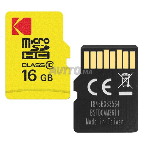 Kodak Carte mémoire Micro SD 16 GB avec adaptateur - 3