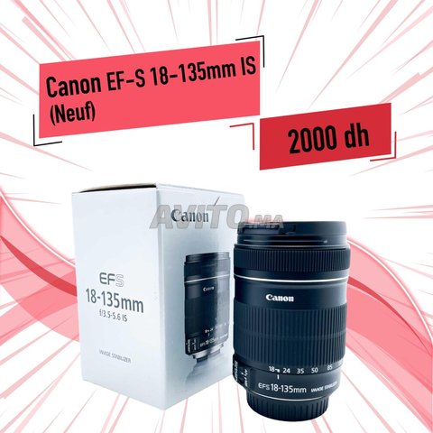 Objectif Canon EF-S 18-135mm IS (Neuf) - 1