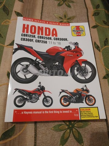 Manuel de réparation moto Honda CBR CB CRF - 1