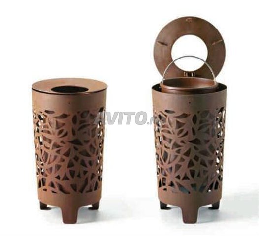 Design Poubelle bac urbain bac à ordure 