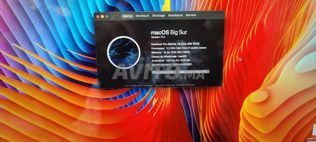 MacBook pro retina 2014 i7 16Gb 256ssd - 4
