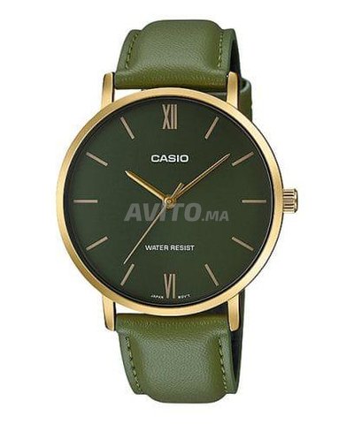 MONTRE CASIO LEATHER BAND - 1