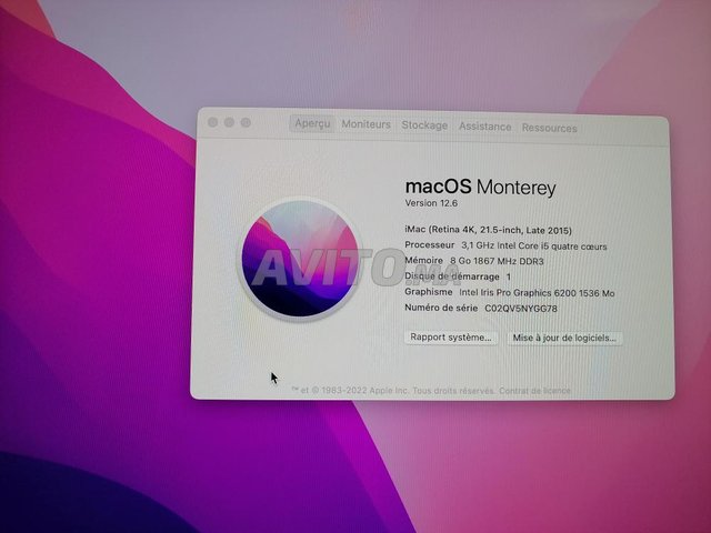 iMac 21.5 - 4K - fin 2015 dans un état neuf - 3