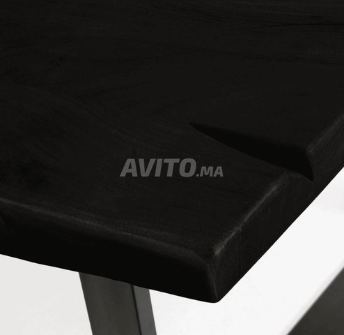 Table en bois massif d’acacia noir - 4