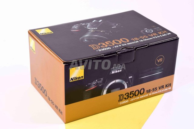 Nikon D3500 avec obj 18-55mm et diffuseur - 2