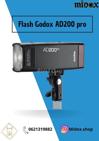 Flash Godox AD200 Pro Magasin Midox SHOP - 1