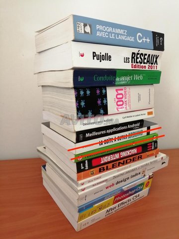 14 livres informatique - réseaux - design - dessin - 7
