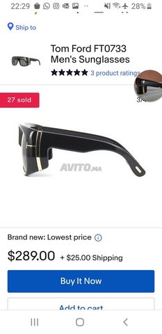 TF lunette sunglass Tom Ford - 3