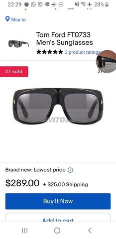 TF lunette sunglass Tom Ford - 4