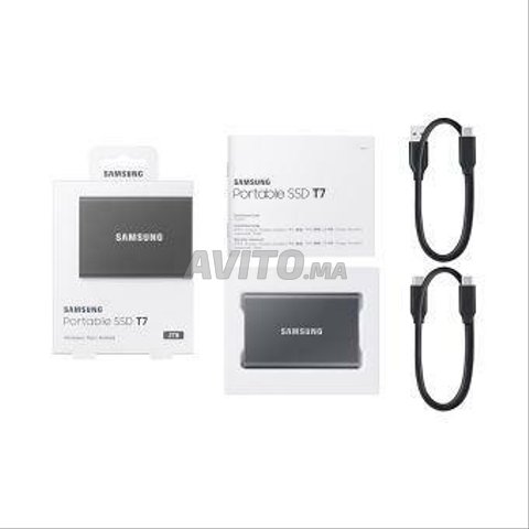 Samsung T7 Disque Dur SSD 2To Externe  - 5