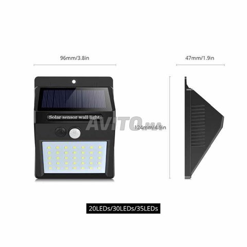 solar sensor wall light - 3