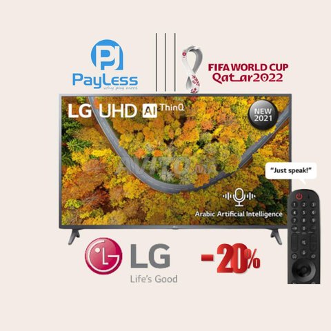 Promo Lg 55UP7550 Smart Tv Uhd 4k Tc Magic Neuf - 1