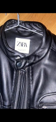 Veste cuir zara taille S V tements Rabat Avito.ma