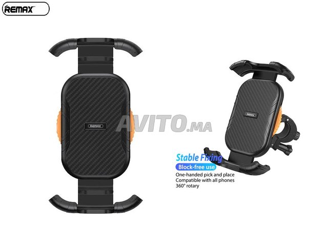 Remax Support smartphone pour moto velo a Serrure  - 1