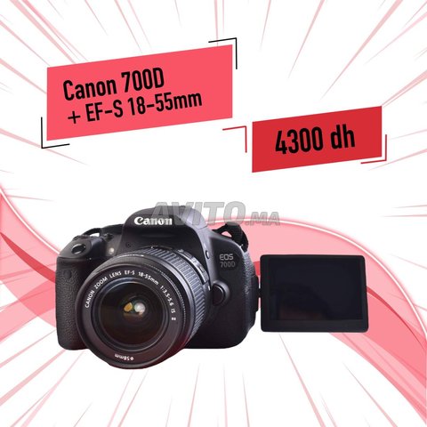 Canon 700D avec Objectif 18-55mm - 1