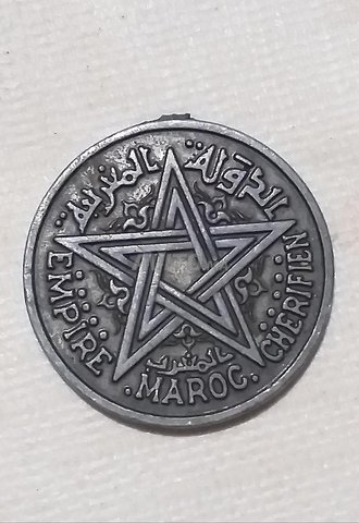 1951-1371 morocco 2 franc - 2