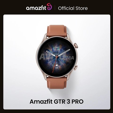Amazfit GTR3 Pro Classic couleur Marron  - 1